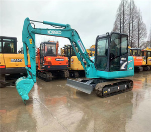Miniexcavadora usada Kobelco SK75 de 7 toneladas excavadoras de segunda mano SK35SR SK50SR SK55SR SK60 SK70SR en stock, el mayor proveedor de Shanghái - Product Image 3