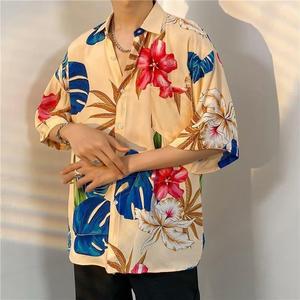 เสื้อเชิ้ตชายหาดแขนสั้นสไตล์ไทย ลายด<span class=keywords><strong>อก</strong></span>ไม้ฮาวาย แต่งลูกปัด ผ้าทวิล กระดุมแถวเดียว สำหรับผู้ใหญ่ ใส่สบาย เห<span class=keywords><strong>ม</strong></span>าะสำหรับวันหยุด - Product Image 5