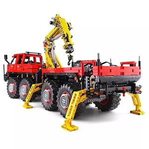 Pour moule roi 13146 série d'ingénierie RC camion forestier à charnière 3068 pièces en plastique voiture briques modèle technique jouet éducatif pour - Product Image 5