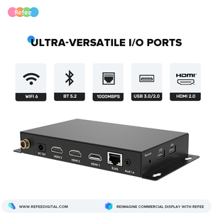 Lettore Multimediale Android WiFi UHD 4K, <span class=keywords><strong>Box</strong></span> per Segnaletica Digitale e Pubblicità, <span class=keywords><strong>TV</strong></span> <span class=keywords><strong>Box</strong></span> - Product Image 5