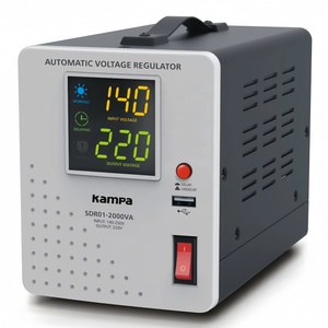 Стабилизатор напряжения AVR 500VA до 10000VA однофазный Автоматический регулятор напряжения со светодиодным цветным экраном - Product Image 2