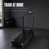 Tapis de course incurvé manuel non motorisé FEIFANHONGYU pour entraînement cardio commercial en salle de sport et studio de fitness