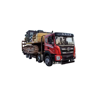 <span class=keywords><strong>Camion</strong></span> à plateau surbaissé Dongfeng 4 essieux 8x4, capacité de 30 à 40 tonnes pour le transport de grandes excavatrices - Product Image 2