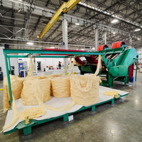 Machine à carder les bandes de chanvre en fibre de sisal de haute précision de marque SM avec pompe à moteur portant 1 an de garantie