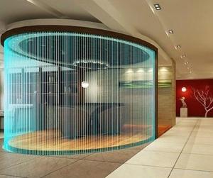 Cascata della tenda della pioggia della fontana della cortina <span class=keywords><strong>di</strong></span> acqua musicale digitale rotonda - Product Image 1