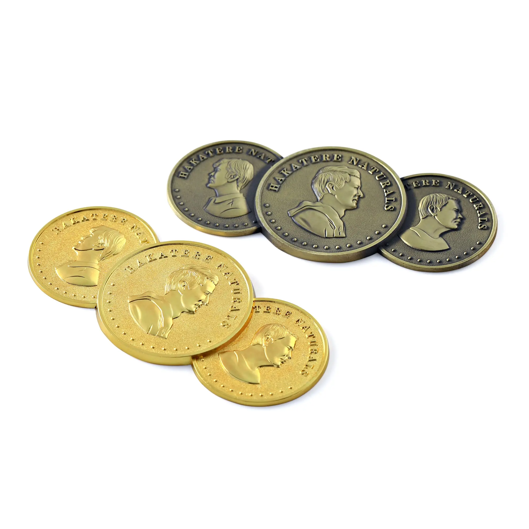 주문 고대 청동 999 금 도금 금속 동전 프랑스 육군 로고 동전 3d 기념품 동전