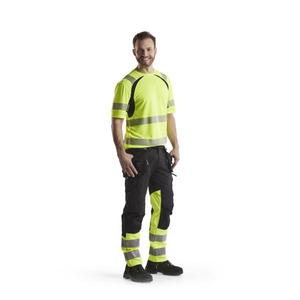 BLAKLADER - 3397101333994XL Camiseta Hi-Vis con protección UV Amarillo/Negro-EAN 7330509655160 ROPA DE TRABAJO DE LA HI-VIS - Product Image 4