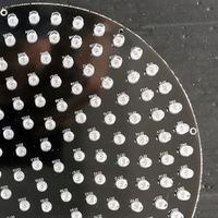 Plaque de substrat en aluminium LED circulaire à haute conductivité thermique pour les panneaux routiers, les lampes de signalisation, ODM, LED SMD ronde, MCPCB