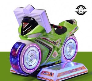 Children's Electric Coin-Operated <b>Single</b> Player Venue Use Rocking Car 2026 New Model Speed Motorcycle Touring Racing <b>Swing</b> Game - Product Image 6