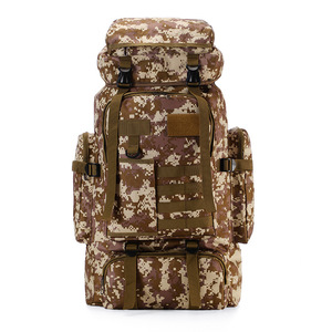 Wholesale Custom Oxford 900d Fashion Polyester Lining Outdoor Hiking Tactical Backpack 80L Waterproof Molle <strong>Camo</strong> <strong>Rucksack</strong> - Product Image 5