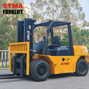 Электрический вилочный погрузчик STMA 7 тонн, 4-позиционный, на литиевой батарее, 7000 кг, высота подъема 3-6 м, с опциональным навесным оборудованием - Product Image 1