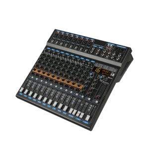 Xtuga ATS-122 Mixeur numérique professionnel 12 canaux de haute qualité alimenté par MP3 220V Métal+Plastique Utilisation sur scène <span class=keywords><strong>DJ</strong></span> - Product Image 2