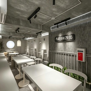 Vetrina per Caffetteria e Pasticceria, Design d'Interni, Personalizzazione Completa, Vetrina in Vetro con Illuminazione LED, Eco-Compatibile - Product Image 4