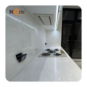 Koris đá cẩm thạch nhân tạo đá cẩm thạch trắng bề mặt rắn cho nhà bếp Countertop - Product Image 1