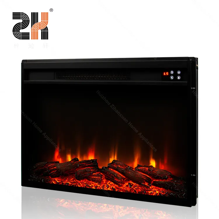 Cheap 26 IN Modern electric insert remote control decorative flame electric insert fireplace