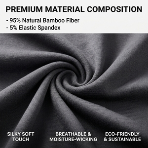 Slip e <span class=keywords><strong>Boxer</strong></span> da Uomo in Fibra di Bambù con Logo/Design Personalizzato, con Apertura Frontale, Design ODM/OEM - Product Image 5