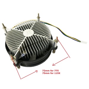 Refrigeración de procesador de PC de proveedor directo de fábrica de gran oferta para INTEL I3 I5 92mm ventilador silencioso <span class=keywords><strong>Lga</strong></span> <span class=keywords><strong>775</strong></span> 1155 1156 I3 I5 I7 Cpu <span class=keywords><strong>Cooler</strong></span> - Product Image 6