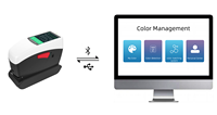 Colorimètre spectrophotométrique horizontal tenu dans la main de mètre de couleur de précision pour des mesures précises de couleur