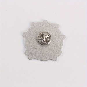 Pink Star Pattern Design, einzigartiges gotisch inspiriertes Mode accessoire, auffälliges 'Y'all need Satan' Jewelry Pin - Product Image 6