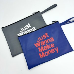 Custom Printed Leather Wristlet <strong>Clutches</strong> Zipper <strong>Bag</strong> <strong>with</strong> Portable <strong>Wrist</strong> <strong>Strap</strong> Handle - Product Image 2