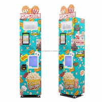 Distributeur automatique de pop-corn commercial, production de snacks en libre-service, contrôle intelligent, options de saveurs multiples, croustillant, sucré, salé