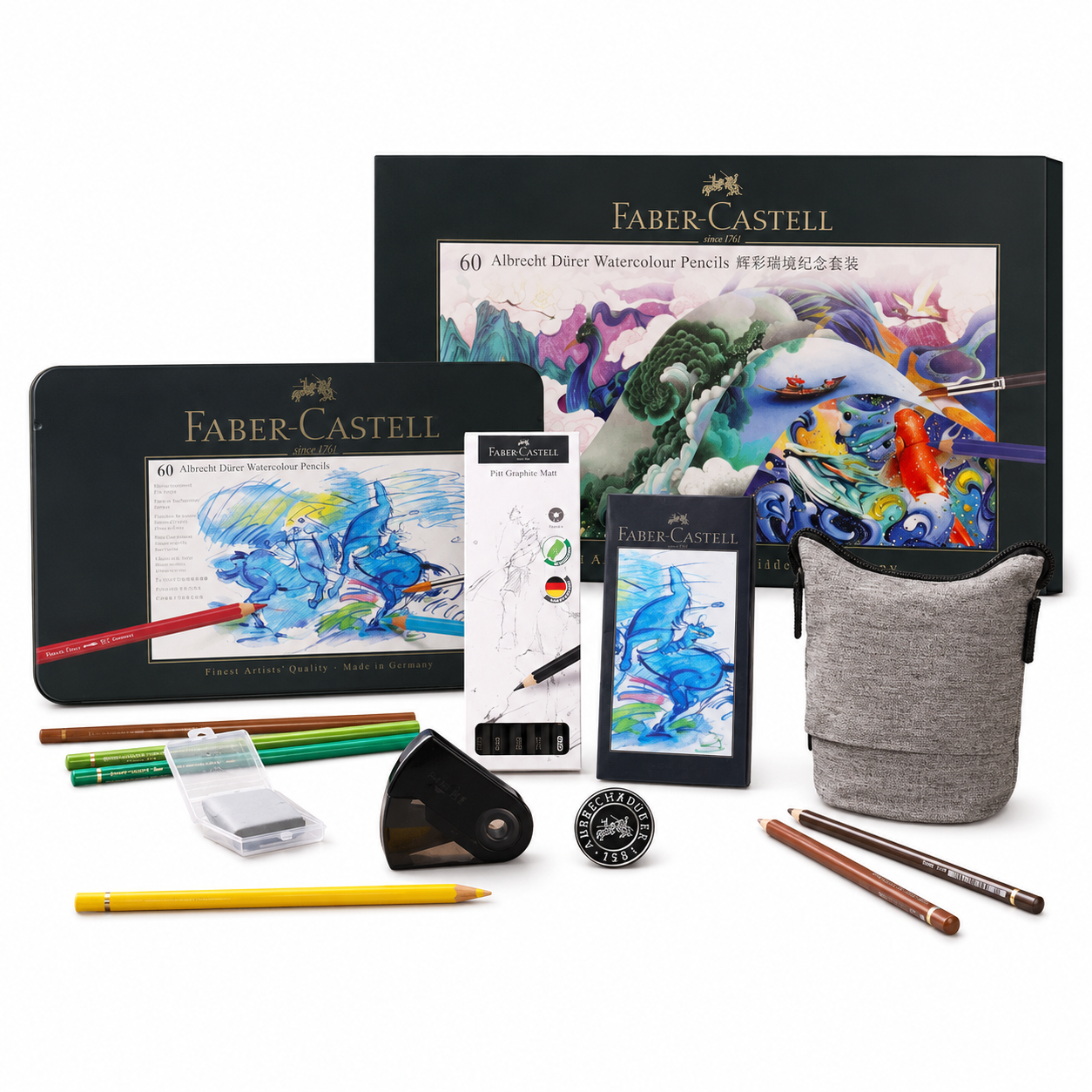 Crayons aquarelle 60 couleurs