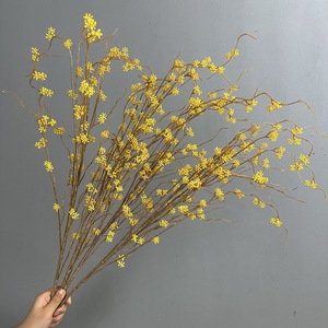 Nouvelles Fleurs Artificielles Réalistes 2026 : Branche de Saule Blanc et Spirea à Fleurs Blanches pour Arrangements Floraux Maison, Mariage, Bureau - Product Image 3
