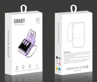 Chargeur rapide 2-en-1 haute performance, chargeur solaire portable extérieur, batterie externe Li-Polymère 30000mAh, entrée Micro USB/Type-C, sortie DC 4 lignes