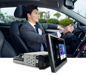 Máy Phát Dvd Đài Phát Thanh Xe Hơi Android 1DIN 10.1Inch Máy Phát Thanh Stereo Cho Xe Hơi Hỗ Trợ Điều Hướng Gps Di Chuyển Lên Xuống Điện Tử Cho Xe Hơi - Product Image 2
