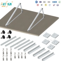 Support de montage solaire inclinable réglable, kit triangulaire en aluminium, angle d'inclinaison de 15 à 30 degrés, système de montage solaire sur toit |   Art Sign