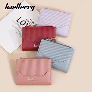 กระเป๋าสตางค์ใบเล็กสำหรับผู้หญิง Baellerry หนังนิ่ม ซิปใส่เหรียญ ใช้ได้ทุกวัน - Product Image 1