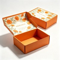 Boîte postale ondulée avec logo personnalisé imprimé, échantillon gratuit, vente en gros, boîte d'expédition pliable pour chaussures et vêtements