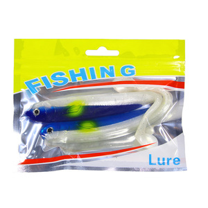 WEIHE 15.9g 15cm Vivid Handmade Worm <span class=keywords><strong>esche</strong></span> morbide <span class=keywords><strong>esche</strong></span> da pesca <span class=keywords><strong>artificiali</strong></span> Jig Head pesca a mosca pesce in gomma siliconica - Product Image 4