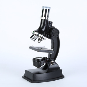 Children's Biology Microscope 900x 600x ABS Body Optical Lenses Student Educational Tool Kit Set Electric Light Manual - Product Image 5
