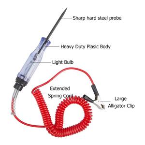 Herramientas de Diagnóstico, Probador de Circuitos para Automóviles, Lápiz de Prueba con Luz para Autos - Product Image 4