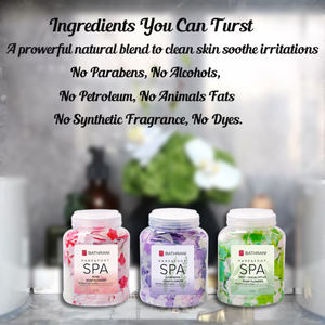 Jabón de baño corporal a base de hierbas naturales, papel blanqueador, hojas de jabón, pétalos y confeti, copos sólidos para lavar a mano - Product Image 3