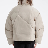 Veste matelassée pour homme sur mesure, imperméable, coupe-vent, d'extérieur, grande taille, fermeture éclair intégrale, veste en duvet réversible