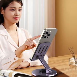 360 <b>Rotating</b> Cell Phone <b>Stand</b> Fully Adjustable Foldable Desktop Mobile Phone <b>Stand</b> Mobile Phone Holders Compatible - Product Image 5