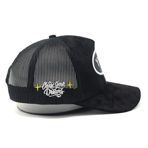 Impresionante Gorra Trucker de Gamuza con Logotipo Bordado Complejo Personalizado, Gorras Trucker de Malla - Product Image 3