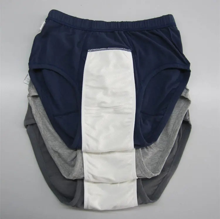 Hygieia Atacado 4 camadas de tecido para incontinência calcinha grande absorção de água lavável roupa íntima para homens