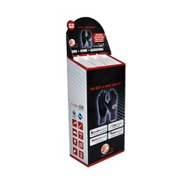 Présentoir en carton personnalisé pour gants Power Wing, étagère moderne et écologique pour magasin de détail, bacs de présentation en papier, présentoirs en carton ondulé