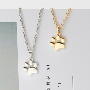 สัตว์น่ารักสุนัขแมวสัตว์เลี้ยง PAW สร้อยคอจี้สําหรับหญิง Link โซ่เครื่องประดับสําหรับงานแต่งงานของขวัญวันวาเลนไทน์ - Product Image 6
