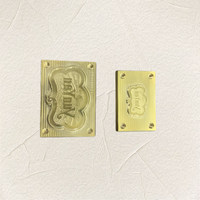 Matrices de marquage à chaud et blocs d'embossage CNC en laiton TPS DF-12-065 de haute qualité avec plaques d'impression premium