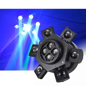 WOLINK 10W * 10PCs RGBWW 4IN1 Flash estroboscópico 150W efecto de escenario iluminación LED DJ disco luz láser cabeza móvil