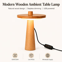 Lampe artisanale en bois naturel, lampe cadeau en bois, lampe de table décorative moderne, style fait main, éclairage de décoration intérieure, fabricant en gros