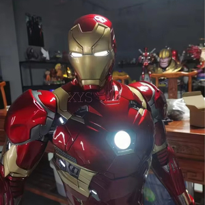 Statue de Iron Man 3D Marvel MK50 en fibre de verre, sculpture de super-héros moderne faite à la main de haute qualité, personnalisée - Product Image 5