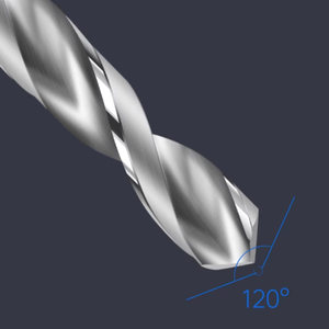 Foret en carbure monobloc haute efficacité à queue fixe D4, micro-forets hélicoïdaux de petit diamètre pour le perçage du cuivre et des alliages d'aluminium - Product Image 3