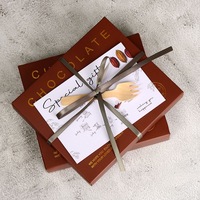 Shenzhen Packing Petite boîte à bonbons au chocolat et à la truffe Emballage en carton blanc Boîte cadeau pour biscuits au chocolat avec plateau divisé