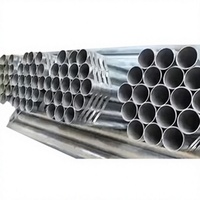 Tuyau en acier soudé galvanisé à chaud ASTM A53 Grade B certifié API, diamètre de 1/2 po à 8 po, pour mur rideau et façade vitrée