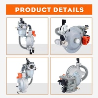 WOTIAN GX160 GX200 Çift Yakıtlı Karbüratör, Predator Jeneratörler 5.5hp 6.5HP 208cc/212cc Motorlar 3kw-4kw 170F Su Soğutmalı için